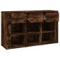Credenza Rovere Fumo 100x30x59,5 cm in Legno Multistrato Credenza Rovere Fumo 100x30x59,5 cm in Legno Multistrato