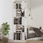 Libreria/Divisorio Bianco 51x25x163,5 cm Legno Massello di Pino Libreria/Divisorio Bianco 51x25x163,5 cm Legno Massello di Pino
