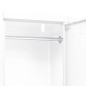 vidaXL Armadietto con Serratura Bianco 38x45x180 cm in Acciaio vidaXL Armadietto con Serratura Bianco 38x45x180 cm in Acciaio