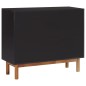 Credenza 90x33,5x75 cm in Legno Massello di Acacia e MDF Credenza 90x33,5x75 cm in Legno Massello di Acacia e MDF