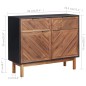 Credenza 90x33,5x75 cm in Legno Massello di Acacia e MDF Credenza 90x33,5x75 cm in Legno Massello di Acacia e MDF