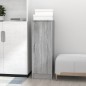 Scarpiera Grigio Sonoma 32x35x92 cm in Legno Multistrato Scarpiera Grigio Sonoma 32x35x92 cm in Legno Multistrato