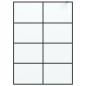 vidaXL Parete Doccia Walk in Nera 140x195 cm Vetro Smerigliato ESG vidaXL Parete Doccia Walk in Nera 140x195 cm Vetro Smerigliato ESG