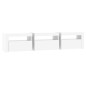 Mobile Porta TV con Luci LED Bianco 180x35x40 cm Mobile Porta TV con Luci LED Bianco 180x35x40 cm