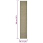 Tappeto in Sisal Naturale 66 x 350 cm Tortora Tappeto in Sisal Naturale 66 x 350 cm Tortora