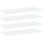 Ripiani per Libreria 4pz Bianchi 100x40x1,5cm Legno Multistrato Ripiani per Libreria 4pz Bianchi 100x40x1,5cm Legno Multistrato