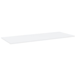 Ripiani per Libreria 4pz Bianchi 100x40x1,5cm Legno Multistrato