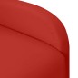 Poltrona Wing Back Massaggiante Rosso Vino in Similpelle