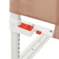 Sponda Letto di Sicurezza per Bambini Tortora 120x25 cm Tessuto Sponda Letto di Sicurezza per Bambini Tortora 120x25 cm Tessuto
