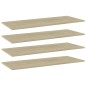 Ripiani per Libreria 4pz Rovere Sonoma 100x40x1,5cm Multistrato Ripiani per Libreria 4pz Rovere Sonoma 100x40x1,5cm Multistrato