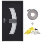 Porta Ingresso Antracite 108x200 cm in PVC Porta Ingresso Antracite 108x200 cm in PVC
