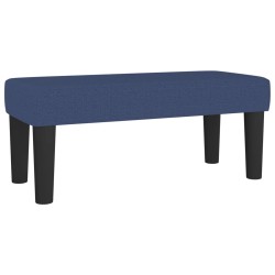 Panca Blu 70x30x30 cm in Tessuto