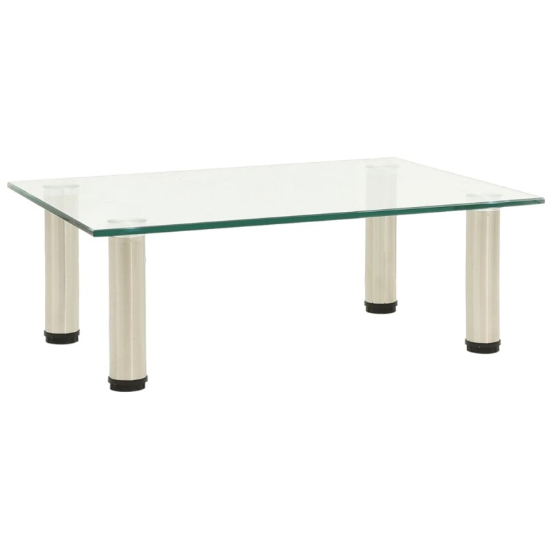 322760 TV Stand Transparent 40x35x17 cm Tempered Glass 322760 TV Stand Transparent 40x35x17 cm Tempered Glass