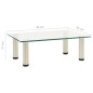 322760 TV Stand Transparent 40x35x17 cm Tempered Glass 322760 TV Stand Transparent 40x35x17 cm Tempered Glass