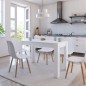Tavolo da Pranzo Bianco 120x60x76 cm in Legno Multistrato Tavolo da Pranzo Bianco 120x60x76 cm in Legno Multistrato