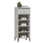 Scarpiera Grigio Cemento 40x36x105 cm in Legno Multistrato Scarpiera Grigio Cemento 40x36x105 cm in Legno Multistrato