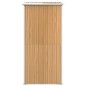 Capanno Giardino Marrone Chiaro 192x108x223 cm Acciaio Zincato Capanno Giardino Marrone Chiaro 192x108x223 cm Acciaio Zincato