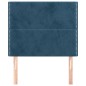 Testiera 2 pz Blu scuro 90x5x78/88 cm in Velluto Testiera 2 pz Blu scuro 90x5x78/88 cm in Velluto