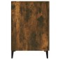 Scrivania Rovere Fumo 140x50x75 cm in Legno Multistrato