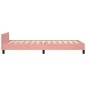 Giroletto con Testiera Rosa 80x200 cm in Velluto Giroletto con Testiera Rosa 80x200 cm in Velluto