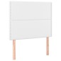 Giroletto a Molle con Materasso Bianco 80x200 cm in Similpelle
