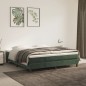 vidaXL Materasso a Molle Verde Scuro 180x200x20 cm in Velluto vidaXL Materasso a Molle Verde Scuro 180x200x20 cm in Velluto