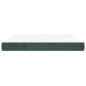 vidaXL Materasso a Molle Verde Scuro 180x200x20 cm in Velluto vidaXL Materasso a Molle Verde Scuro 180x200x20 cm in Velluto
