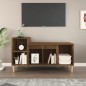 Mobile TV Rovere Marrone 100x35x55 cm in Legno Multistrato Mobile TV Rovere Marrone 100x35x55 cm in Legno Multistrato