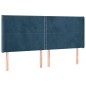 Letto a Molle con Materasso e LED Blu Scuro 180x200 cm Letto a Molle con Materasso e LED Blu Scuro 180x200 cm