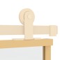 Porta Scorrevole Dorata 90x205 Vetro Trasparente ESG Alluminio Porta Scorrevole Dorata 90x205 Vetro Trasparente ESG Alluminio
