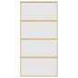 Porta Scorrevole Oro 102,5x205 Vetro Smerigliato ESG Alluminio Porta Scorrevole Oro 102,5x205 Vetro Smerigliato ESG Alluminio
