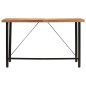 Tavolino da Bar 180x70x107 cm Legno Massello di Acacia e Ferro Tavolino da Bar 180x70x107 cm Legno Massello di Acacia e Ferro