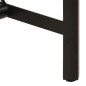 Tavolino da Bar 180x70x107 cm Legno Massello di Acacia e Ferro Tavolino da Bar 180x70x107 cm Legno Massello di Acacia e Ferro
