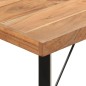 Tavolino da Bar 180x70x107 cm Legno Massello di Acacia e Ferro Tavolino da Bar 180x70x107 cm Legno Massello di Acacia e Ferro