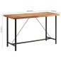 Tavolino da Bar 180x70x107 cm Legno Massello di Acacia e Ferro Tavolino da Bar 180x70x107 cm Legno Massello di Acacia e Ferro