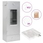 Forno Affumicatore BBQ Generatore Fumo Freddo Acciaio Zincato Forno Affumicatore BBQ Generatore Fumo Freddo Acciaio Zincato