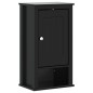 Mobile da Bagno a Muro BERG Nero 40x27x71,5 cm Massello Pino Mobile da Bagno a Muro BERG Nero 40x27x71,5 cm Massello Pino