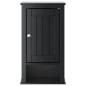 Mobile da Bagno a Muro BERG Nero 40x27x71,5 cm Massello Pino Mobile da Bagno a Muro BERG Nero 40x27x71,5 cm Massello Pino