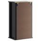Mobile da Bagno a Muro BERG Nero 40x27x71,5 cm Massello Pino Mobile da Bagno a Muro BERG Nero 40x27x71,5 cm Massello Pino