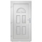 vidaXL Porta Ingresso Bianca 88x200 cm in PVC vidaXL Porta Ingresso Bianca 88x200 cm in PVC