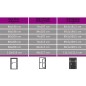 vidaXL Porta Ingresso Bianca 88x200 cm in PVC vidaXL Porta Ingresso Bianca 88x200 cm in PVC