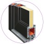 vidaXL Porta Ingresso Antracite 98x200 cm in PVC vidaXL Porta Ingresso Antracite 98x200 cm in PVC