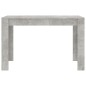 vidaXL Tavolo da Pranzo Grigio Cemento 120x60x76 cm Legno Multistrato vidaXL Tavolo da Pranzo Grigio Cemento 120x60x76 cm Legno Multistrato