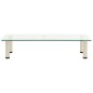 322766 vidaXL TV Stand Transparent 80x35x17 cm Tempered Glass 322766 vidaXL TV Stand Transparent 80x35x17 cm Tempered Glass