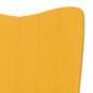Poltrona Relax Giallo Senape in Velluto Poltrona Relax Giallo Senape in Velluto