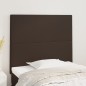 Testiere 2 pz Marroni 100x5x78/88 cm in Similpelle Testiere 2 pz Marroni 100x5x78/88 cm in Similpelle