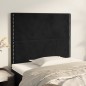 vidaXL Testiere 2 pz Nere 100x5x78/88 cm in Velluto vidaXL Testiere 2 pz Nere 100x5x78/88 cm in Velluto