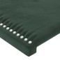 Testiera ad Orecchio Verde Scuro 183x23x78/88 cm in Velluto Testiera ad Orecchio Verde Scuro 183x23x78/88 cm in Velluto
