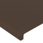 Testiera ad Orecchio Marrone 103x23x118/128 cm in Similpelle Testiera ad Orecchio Marrone 103x23x118/128 cm in Similpelle
