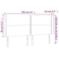 vidaXL Testiera a LED rosa 183x16x118/128 cm in Velluto vidaXL Testiera a LED rosa 183x16x118/128 cm in Velluto